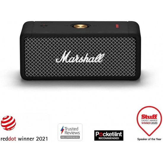 Marshall Emberton Portable Bluetooth Speaker, Black