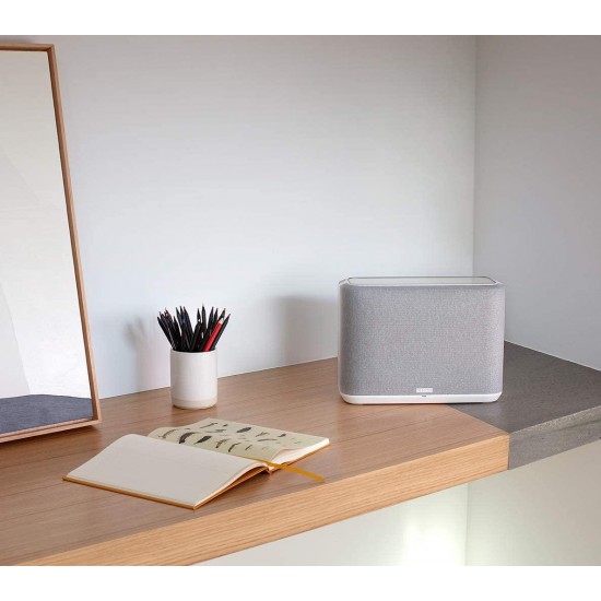 Denon Home 250 Wireless Speaker (2020 Model) | HEOS Built-in, AirPlay 2, and Bluetooth | Alexa Compatible | Stunning Design | White