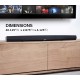 Denon DHT-S516H Home Theater Slim Soundbar System with Wireless Subwoofer | Bluetooth & HEOS |  Alexa Compatibility | Quick Setup - All Cables Included | Wall-Mountable | Black