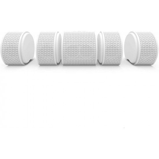 Air Audio The Worlds First Pull-Apart Bluetooth Speaker Portable Surround Sound and Multi-Room Use, White