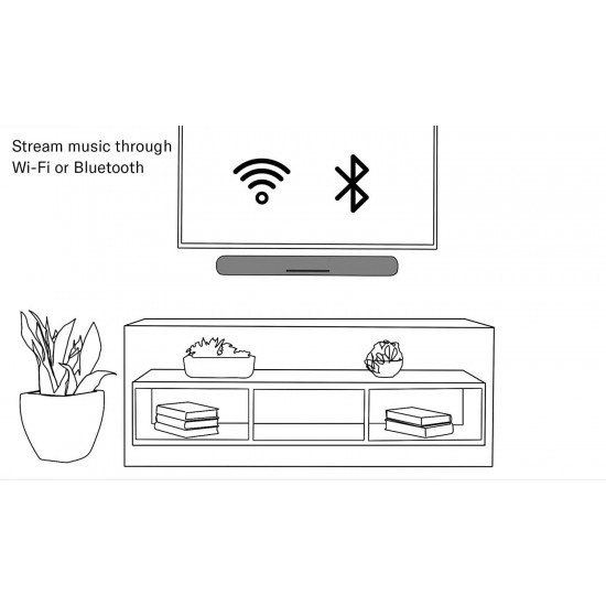 YAMAHA YAS-109 Sound Bar with Built-In Subwoofers, Bluetooth, and Alexa Voice Control Built-In