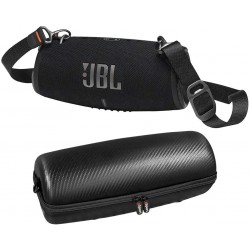 JBL Xtreme 3 Portable Waterproof Bluetooth Speaker Bundle with gSport Hardshell Case (Black)