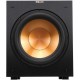 Klipsch Reference R-12SW 12" 400W All-Digital Powered Subwoofer, Brushed Black Polymer Veneer