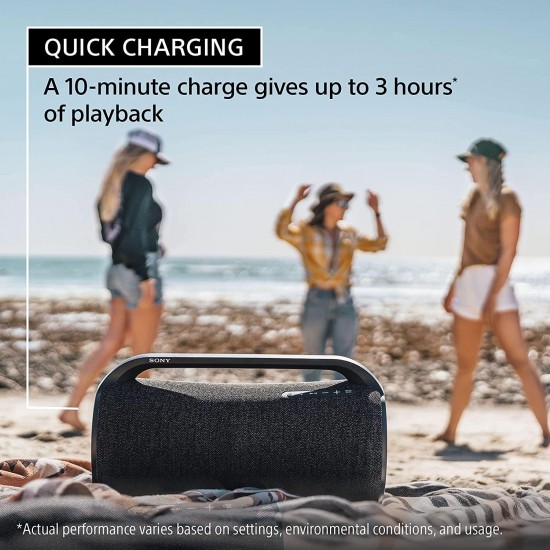 Sony SRS-XG500 X-Series Wireless Portable-Bluetooth Party-Speaker IP66 Water-Resistant and Dustproof with 30 Hour-Battery