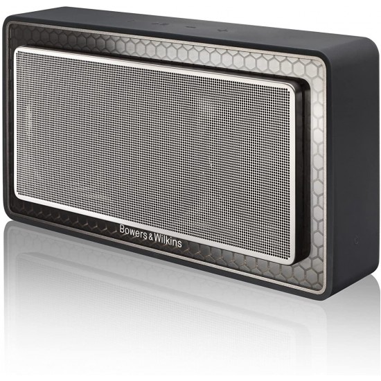 Bowers & Wilkins T7 Portable Bluetooth Speaker, Excellent Bass, Black