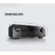 Denon AVR-S750H Receiver, 7.2 Channel (165W x 7) - 4K Ultra HD Home Theater (2019) | Music Streaming | New - eARC, 3D Dolby Surround Sound (Atmos, DTS/Virtual Height Elevation) | Alexa + HEOS