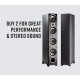 Polk Audio Monitor 70 Series II Tower Speaker (Black, Single) for Multichannel Home Theater | 1