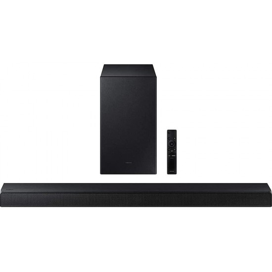 Samsung HW-A550 4.1ch Surround Sound Wireless Home Theater Bundle 2.1ch Dolby Digital 5.1 Soundbar 2021 + SWA-9100S 2ch Rear Speaker Kit + Subwoofer + Extended Coverage + 2 Deco Gear HDMI Cables