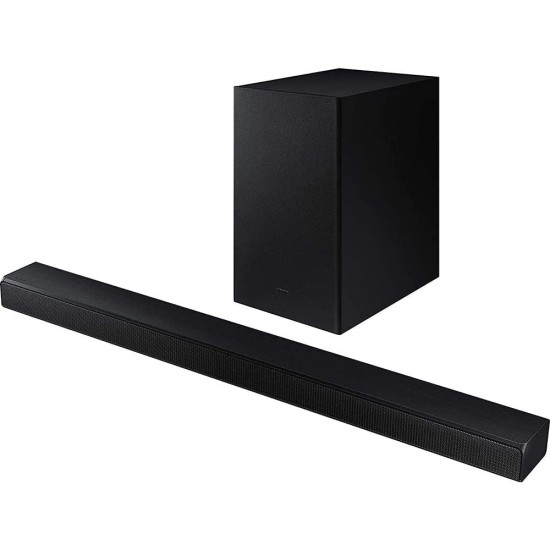 Samsung HW-A550 4.1ch Surround Sound Wireless Home Theater Bundle 2.1ch Dolby Digital 5.1 Soundbar 2021 + SWA-9100S 2ch Rear Speaker Kit + Subwoofer + Extended Coverage + 2 Deco Gear HDMI Cables