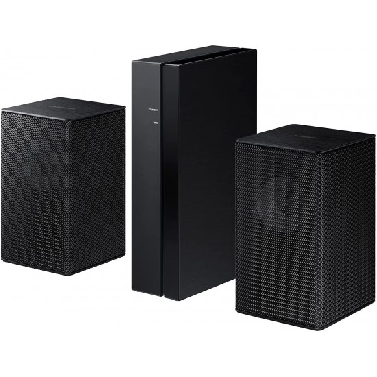 Samsung HW-A550 4.1ch Surround Sound Wireless Home Theater Bundle 2.1ch Dolby Digital 5.1 Soundbar 2021 + SWA-9100S 2ch Rear Speaker Kit + Subwoofer + Extended Coverage + 2 Deco Gear HDMI Cables