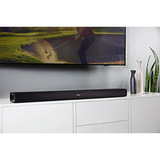 Denon DHT-S216 Home Theater Soundbar | Virtual Surround Sound | HDMI ARC | HD, 4K & Bluetooth Compatible | Low-Profile Design | Crystal Clear Dialogue