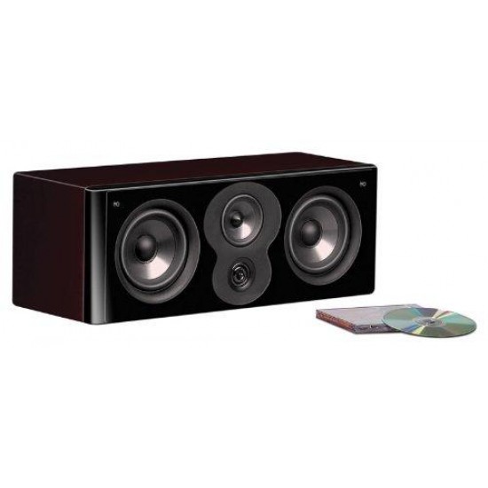 Polk Audio LSiM 704c Smaller Center Channel Speaker | Dynamic Balance & PowerPort Technology | Bi-Wire & Bi-Amp | Midnight Mahogany