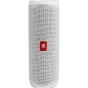 JBL Flip 5 Waterproof Portable Wireless Bluetooth Speaker Bundle with 2-Port USB Wall Charger - White