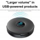 TANCEQI Bluetooth Conference Speakerphone Wireless Microphone and Speaker 360° Voice Pickup, Loud & Clear, Echo Cancellation, Computer Microphone Speaker for Zoom Teams Conference Calls