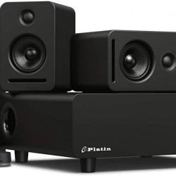 Platin Monaco 5.1 with WiSA SoundSend | Home Theater System for Smart TVs | Wireless Transmitter | Feature 5.1 Channels of Uncompressed 24-bit 48 kHz Sound | WiSA Certified & Tuned by THX