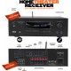 1000W Bluetooth Home Theater Receiver - 5.2-Ch Surround Sound Stereo Amplifier System with 4K Ultra HD, 3D Video & Blu-Ray Video Pass-Through Supports, MP3/USB/AM/FM Radio - Pyle PT696BT