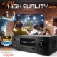 1000W Bluetooth Home Theater Receiver - 5.2 Channel Surround Sound Stereo Amplifier System with 4K Ultra HD, 3D Video & Blu-Ray Video Pass-Through Supports, HDMI/MP3/USB/AM/FM Radio - Pyle