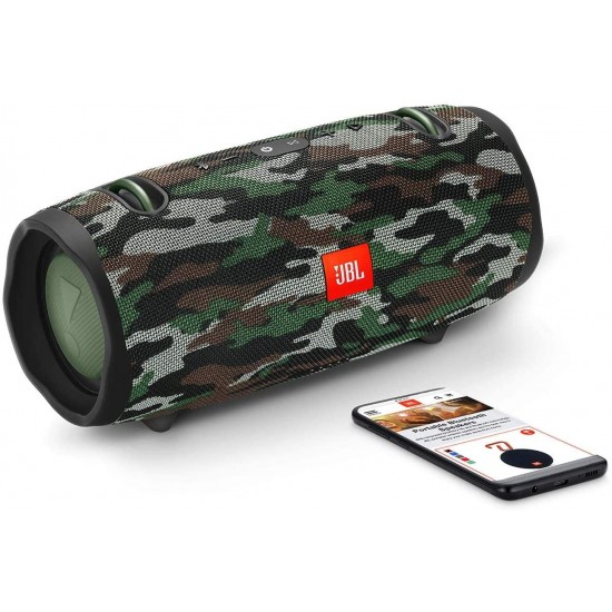 JBL Xtreme 2 Portable Bluetooth Waterproof Speaker Bundle with Hardshell Storage Case - Camouflage