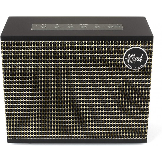 Klipsch Heritage Groove Portable Bluetooth Speaker in Black, Matte Black