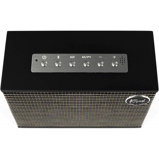 Klipsch Heritage Groove Portable Bluetooth Speaker in Black, Matte Black