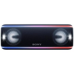 Sony SRS-XB41 Portable Bluetooth Speaker: Wireless Party Speaker with Flashing Line Light - Loud Audio for Phone Calls Bluetooth Speakers - Black - SRS-XB41