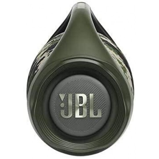 JBL Boombox 2 Waterproof Portable Bluetooth Speaker with Built-in Powerbank and gSport Hardshell Case (Green Camo)