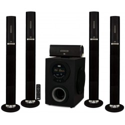 Acoustic Audio by Goldwood AAT3002 Tower 5.1 Home Theater Bluetooth Speaker System with 8