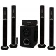 Acoustic Audio by Goldwood AAT3002 Tower 5.1 Home Theater Bluetooth Speaker System with 8