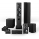 Sony CS-Series speakers bundle: SSCS3 Floor-Standing Speaker (2), SSCSE Dolby Atmos Enabled Speakers, SACS9 Subwoofer, SSCS8 Center Channel Speaker, and SSCS5 Bookshelf Speaker System