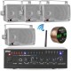 Pyle Home WiFi Bluetooth Audio Amplifier Receiver, 2X Pair's 3.5