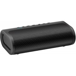 DFGADF Outdoor Portable Bluetooth Speaker, 80W, Larger Volume, Crystal Clear Stereo, Rich Bass, Bluetooth 5.0IPX5 Waterproof Subwoofer TWS Speaker, Black, 9.7X2.8In