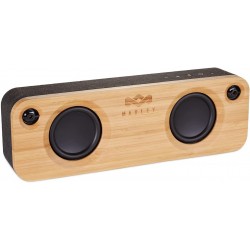 House of Marley Get Together: Portable Speaker with Wireless Bluetooth Connectivity, 8 Hours of Indoor/Outdoor Playtime, and Sustainable Materials, Signature Black