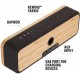 House of Marley Get Together: Portable Speaker with Wireless Bluetooth Connectivity, 8 Hours of Indoor/Outdoor Playtime, and Sustainable Materials, Signature Black