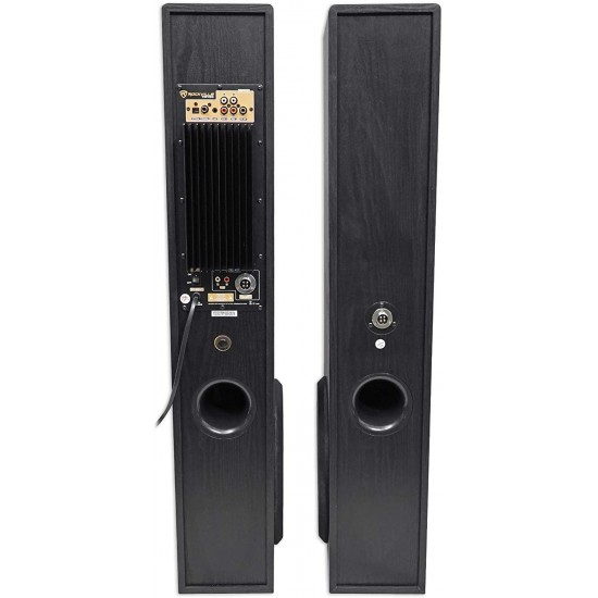 Rockville TM150B Black Home Theater System Tower Speakers 10