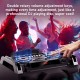 Euterpy Karaoke Machine for Adults, Portable PA System Bluetooth Speaker with 10'' Subwoofer, 2 Wireless Microphones+DJ Light+iPad Stand, for Home Karaoke Singing, Party, Meeting, Class and Church