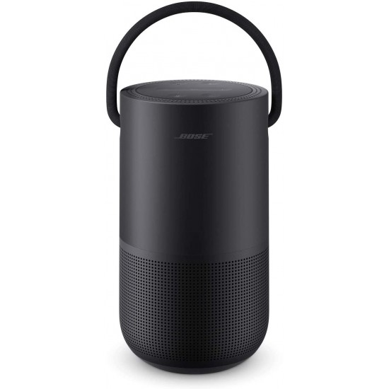 Bose Portable Smart Speaker — with Alexa Voice Control Built-in, Black & SoundLink Revolve Charging Cradle Black