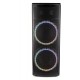 QFX E-B5 TWS Bluetooth Portable XLR Input Speaker with a 5-Band Graphic Equalizer (2021 Model) Black 2x15” woofers and a 1.75” Tweeter, Dual Voltage 110/220, USB, FM Radio