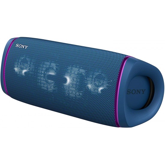 Sony SRS-XB43 EXTRA BASS Wireless Portable Speaker IP67 Waterproof BLUETOOTH and Built In Mic for Phone Calls, Blue (Renewed)