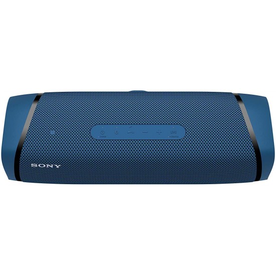 Sony SRS-XB43 EXTRA BASS Wireless Portable Speaker IP67 Waterproof BLUETOOTH and Built In Mic for Phone Calls, Blue (Renewed)