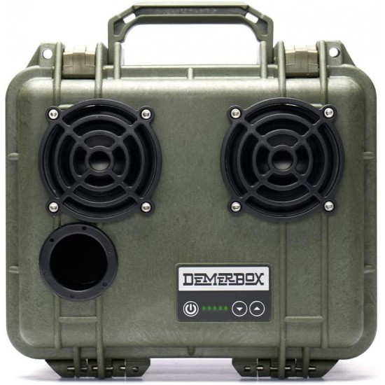 DemerBox: Waterproof, Portable, and Rugged Outdoor Bluetooth Speakers. Loud Sound, Deep Bass, 40+ hr Battery Life, Dry Box + USB Charging, Multi-Pairing Party Mode. Built to Last