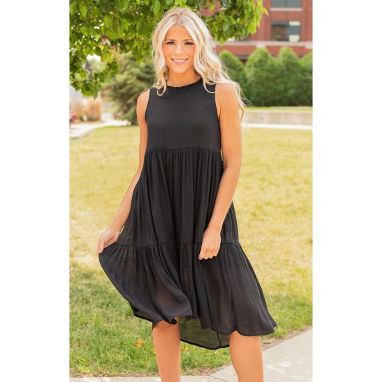 Tiered Midi Dress