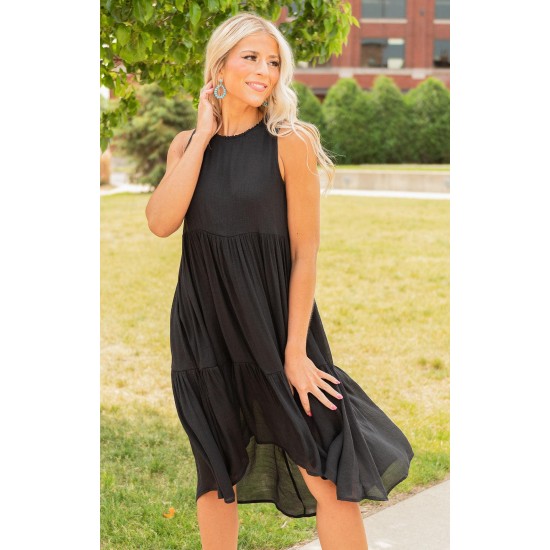 Tiered Midi Dress