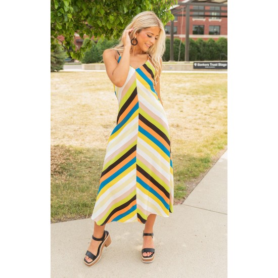 Striped Maxi Dress