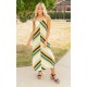 Striped Maxi Dress